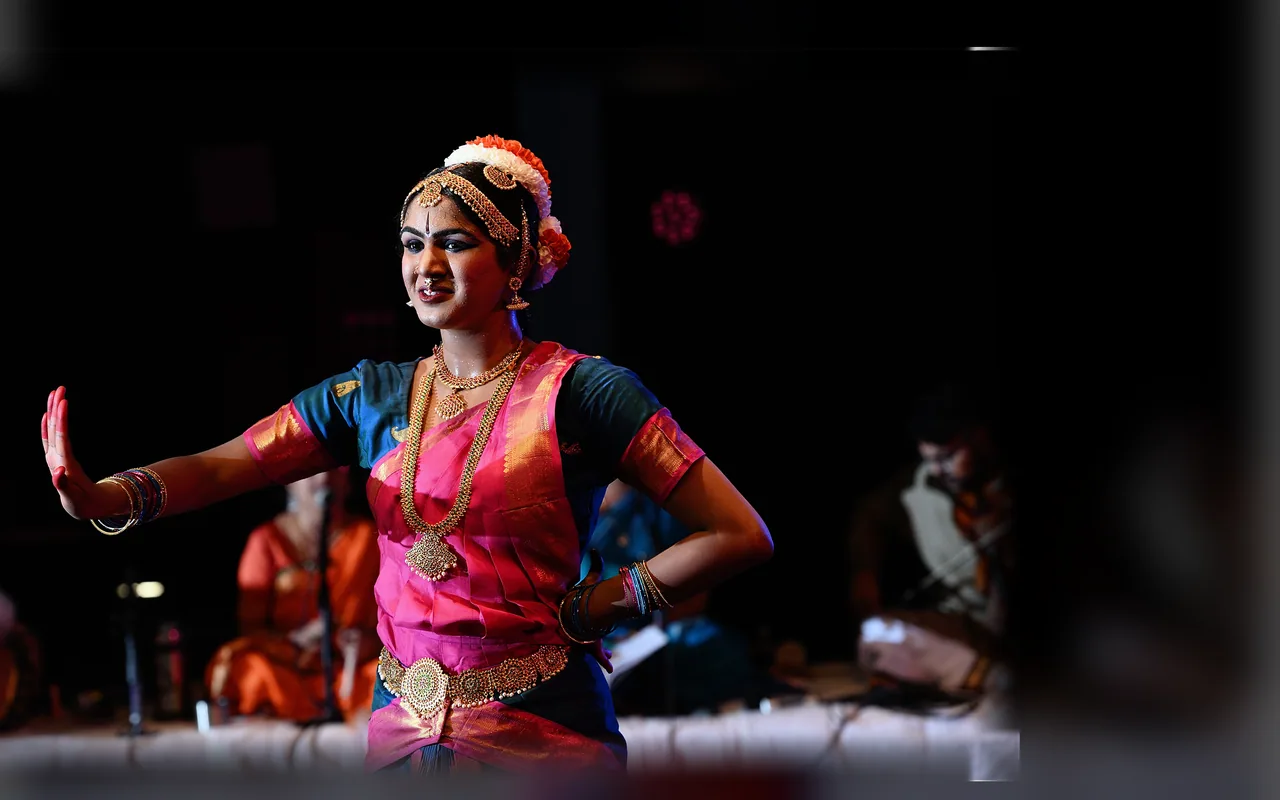 Kavita Vudatha at her arangetram, 2019