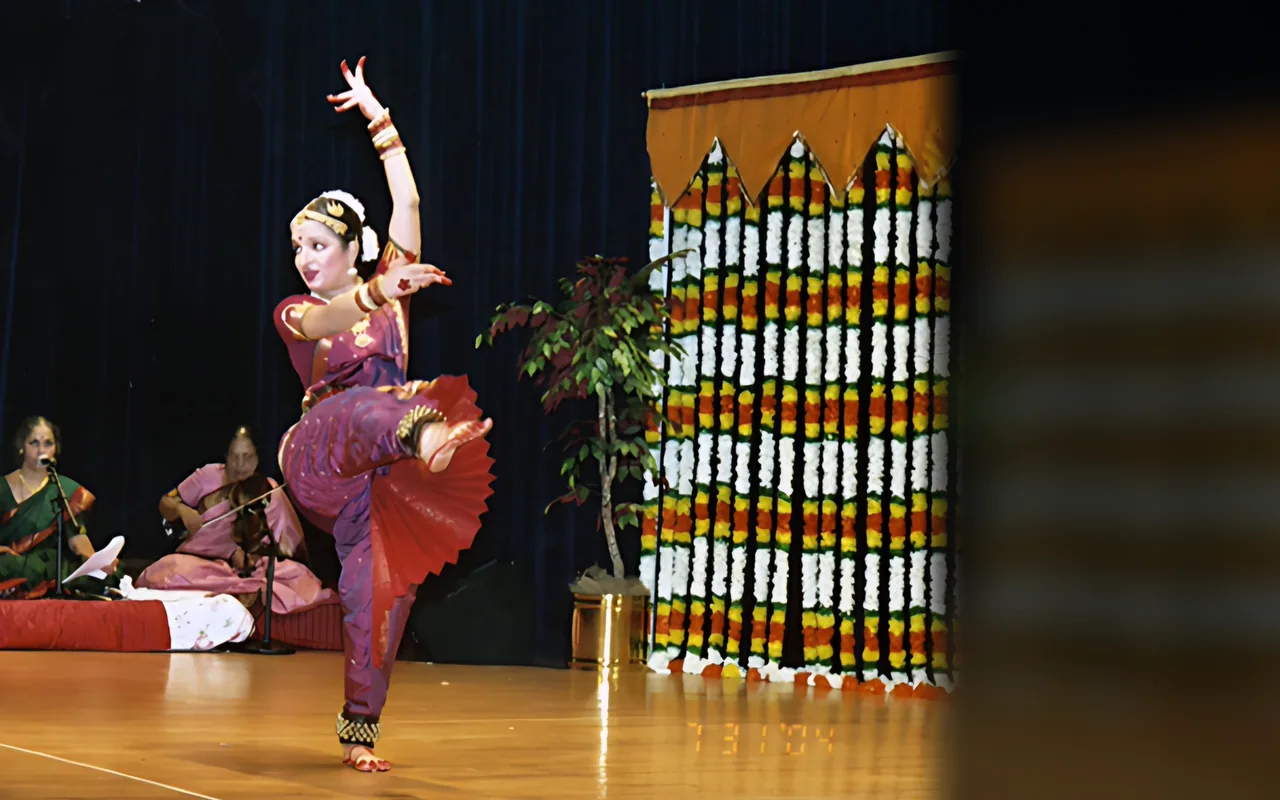Ronica Hazariwala at her arangetram, 2004