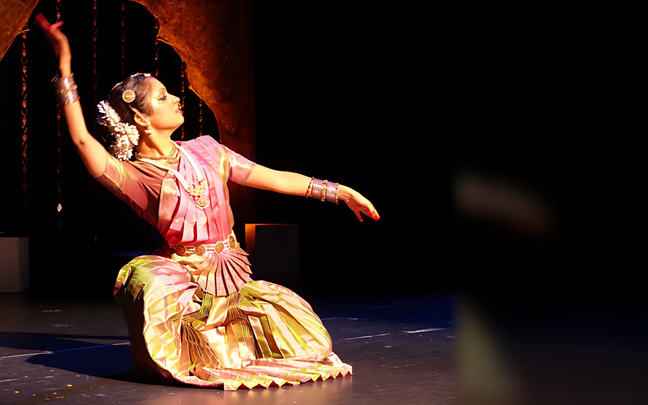 Vikisha Hazariwala at her arangetram, 2010