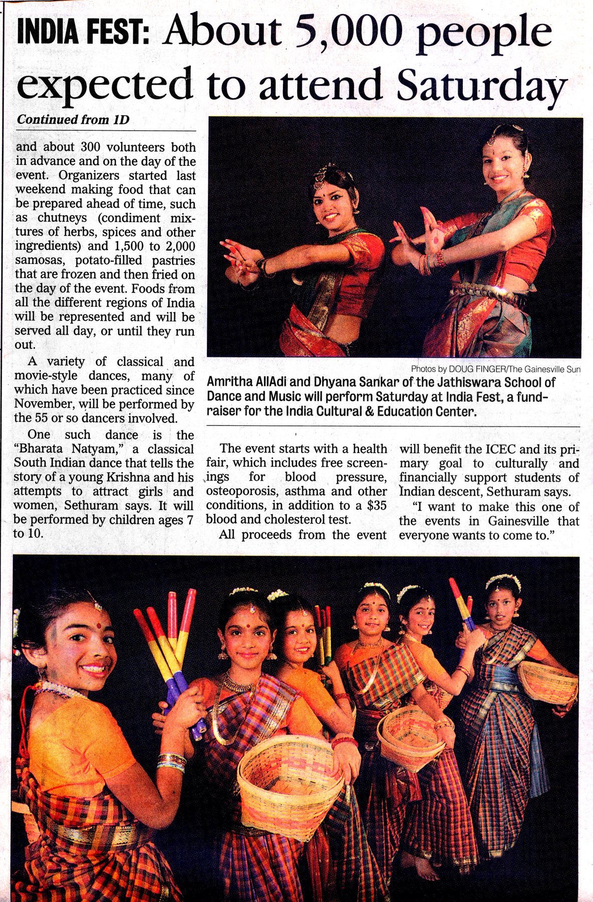 Newspaper clipping